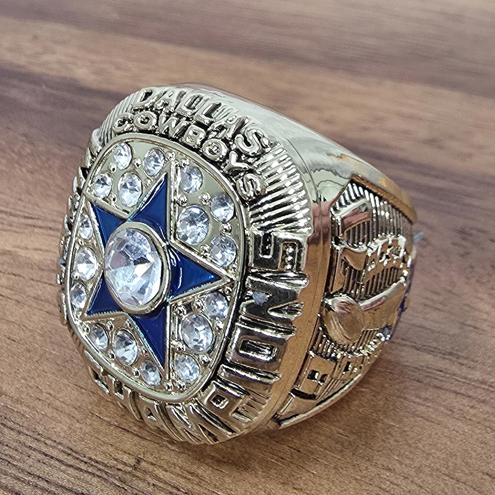 Dallas Cowboys Championship Ring Size 11‎ Staubach Gold Fan Edition 1971